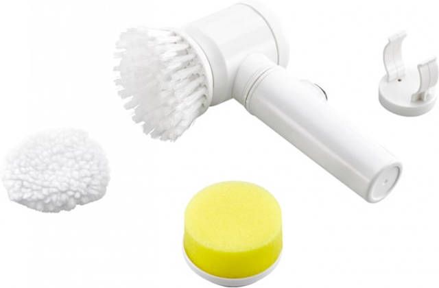 Maximex 3 in 1 reinigingsborstel Wit/Geel