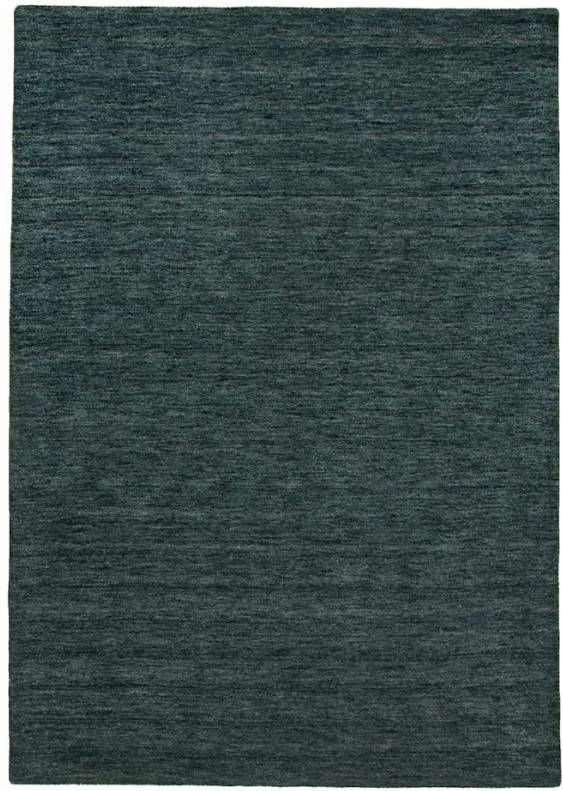 THEKO Wollen kleed Haltu uni Handgeweven vloerkleed, zuivere wol, met de hand geweven, ideaal in de woonkamer & slaapkamer