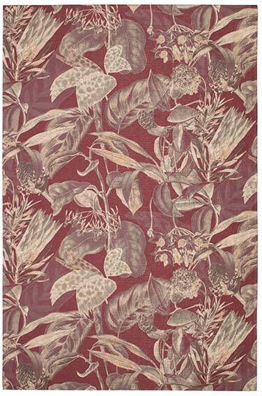 BePureHome Vloerkleed 'Bouquet' 155 x 230cm, kleur Chestnut