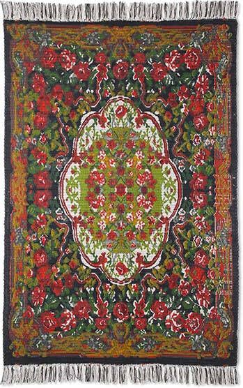 HKliving Vloerkleed Geprint Rose kelim 180x120 cm