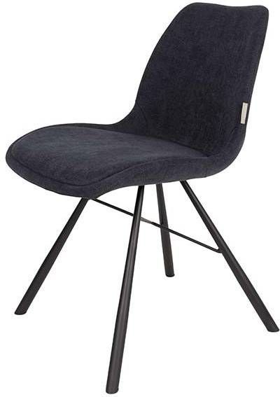 Zuiver Brent Stoel Polyester 48 x 79,5 cm Deep Sea