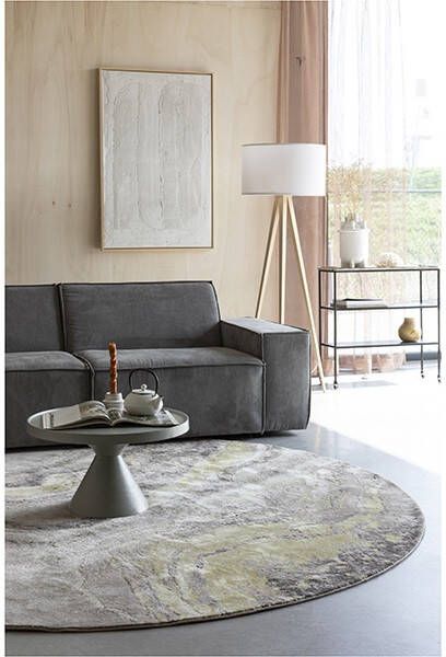 Zuiver Vloerkleed SolarØ200 cm grijs/oker